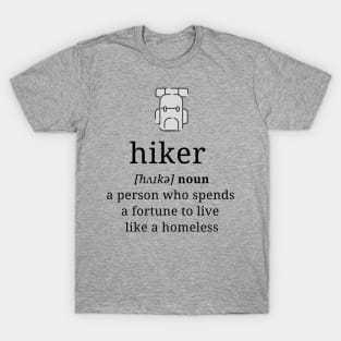 Homeless hiker (light) T-Shirt